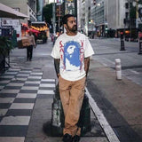 SAINT MICHAEL Vintage T Shirt Crew Neck Short Sleeve