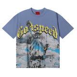 Godspeed t Shirts Free Muse Printed Cotton Casual Short Sleeves Men and Women