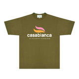 Casablanca T Shirts Fashion Print Street