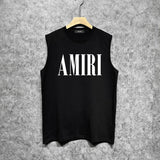 Amiri tank top big classic letterprinting