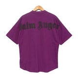 Palm Angels T Shirts Letter Short Sleeve T-shirt Men and Women Loose Half Sleeve