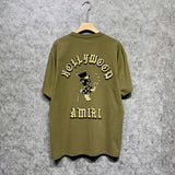 Amiri t shirts dice man printing short sleeves