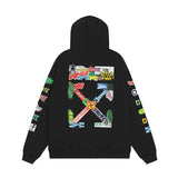 OFF WHITE Hoodie Trendy Street Style Personalized Cotton