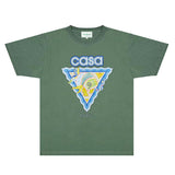 Casablanca T Shirts Fashion Print Street