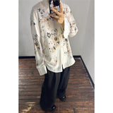 Unisex Shirts Our Legacy Floral Printed Loose Shirts