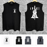 Amiri tank top sword printing