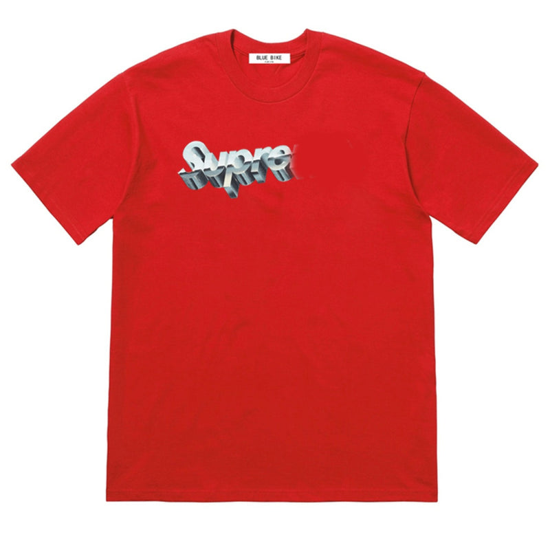 Mens T-shirts 22SS Chrome Logo Tee Metal Letter Logo