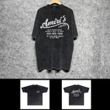 Amiri washed t-shirt fracture printing