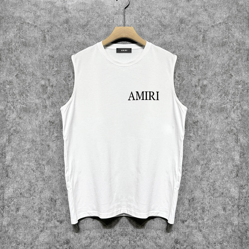 Amiri tank top angel sketch printing