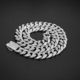 Chains 20mm Hip Hop Necklace Miniature Zircon Cuban Chain St. Valentine's Spectrum