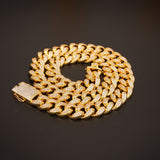 Chains 20mm Hip Hop Necklace Miniature Zircon Cuban Chain St. Valentine's Spectrum