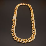 Chains 20mm Hip Hop Necklace Miniature Zircon Cuban Chain St. Valentine's Spectrum