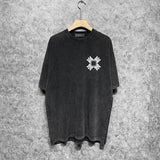 Amiri washed t-shirt - minimalist letter crew neck tee