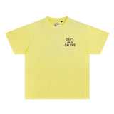 Gallery Dept T Shirts round Neck Short Sleeve T-shirt Pure Cotton