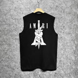 Amiri tank top sword printing