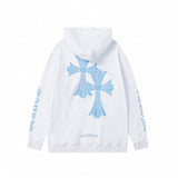 CHH Chrome Heart Hoodie ch Croix Sanskrit print loose hooded casual sweater