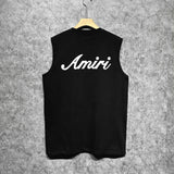 Amiri tank top new font printing