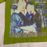 Valeforever Vale T Shirts Hotfix rhinestones Splicing Wash Water Maliu Short Sleeve