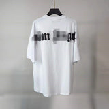 Palm Angels T Shirts Printed Short Sleeve T-shirt Men and Women Loose Half Sleeve
