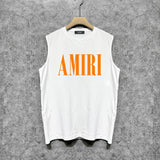 Amiri tank top big classic letterprinting