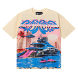 Godspeed T Shirts Luxury Cruise Helicopter Printing Cotton Casual Short Sleeves Men and Women