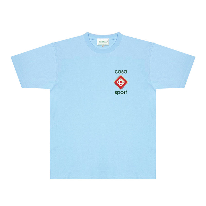 Casablanca T Shirts Fashion Print Street