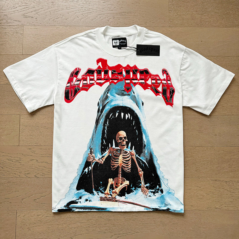 Godspeed T-Shirt Retro Fantasy Pattern