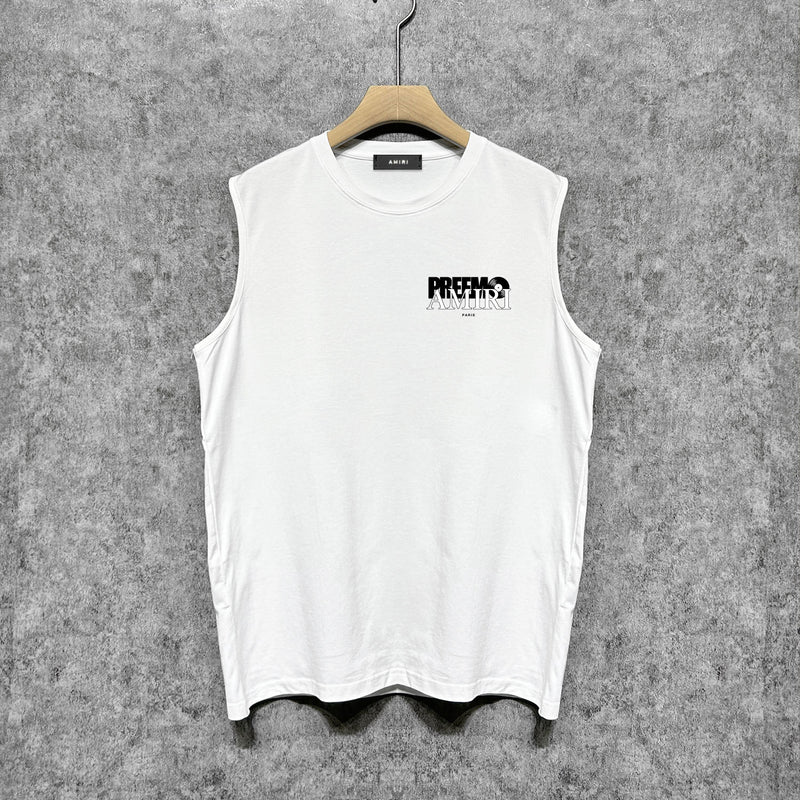 Amiri tank top six-pointed star printing