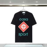 Casablanca T Shirts Fashion Casual Crew Neck Tee