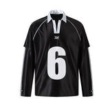 Unisex long-sleeved shirt autumloosesatin lapel