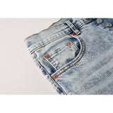 Purple Brand Jeans Pure Cotton High Street Trend