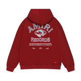 Amiri Hoodie Printed Trendy Pure Cotton