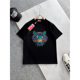 KENZO T Shirt Summer Tiger Head Casual