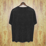 Amiri washed t-shirt motorcycle skull printing short sleeves