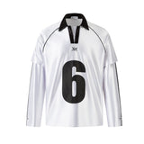 Unisex long-sleeved shirt autumloosesatin lapel