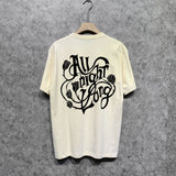 Amiri t shirts morning glory printing short sleeve