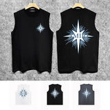 Amiri tank top star shield print