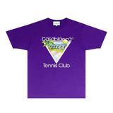 Casablanca T Shirts Fashion Print Street