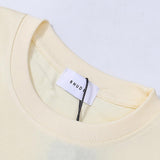 Rhude T Shirts Solid Color Pattern Printed Cotton Casual Short Sleeve Men and Women