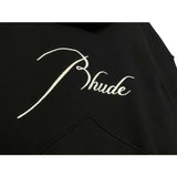 Rhude Hoodie Autumn Cardigan Coat Embroidered Hoodie