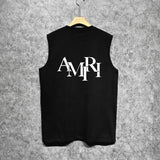 Amiri tank top with overlapping letter print
