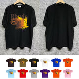 Rhude T Shirts Printed Trendy Pure Cotton