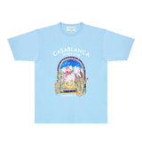 Casablanca T Shirts Fashion Print Street