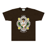 Casablanca T Shirts Fashion Print Street