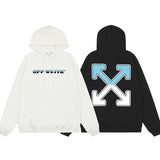 OFF WHITE Hoodie Trendy Street Style Personalized Cotton