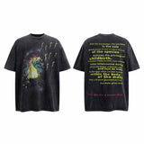 SAINT MICHAEL Vintage T Shirt Nirvana Band Seahorse Vintage Short Sleeve