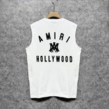 Amiri tank top hollywood spider printing
