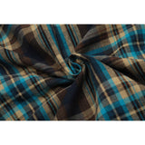 Unisex Shirts Vintage Plaid Shirt Splicing Loose Jacket