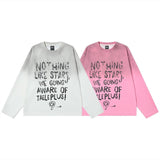 Unisex long-sleeved shirt autum inkjet graffiti