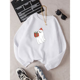 Ghost Christmas gift Sweatshirt fashion harajuku set style